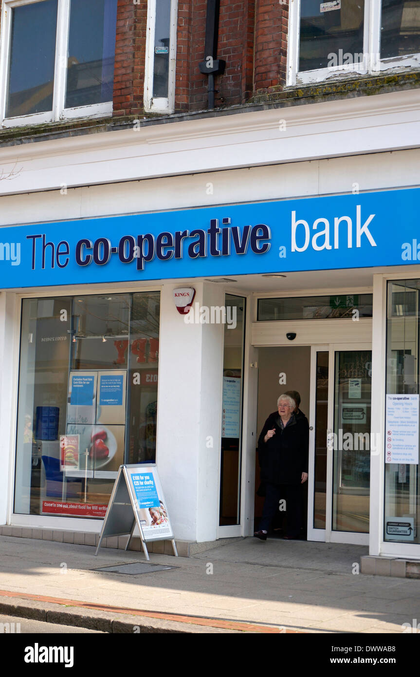 The Co-operative Bank Worthing West Sussex UK Stock Photo