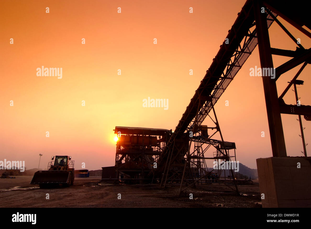 Copper mine in Congo Stock Photo Alamy