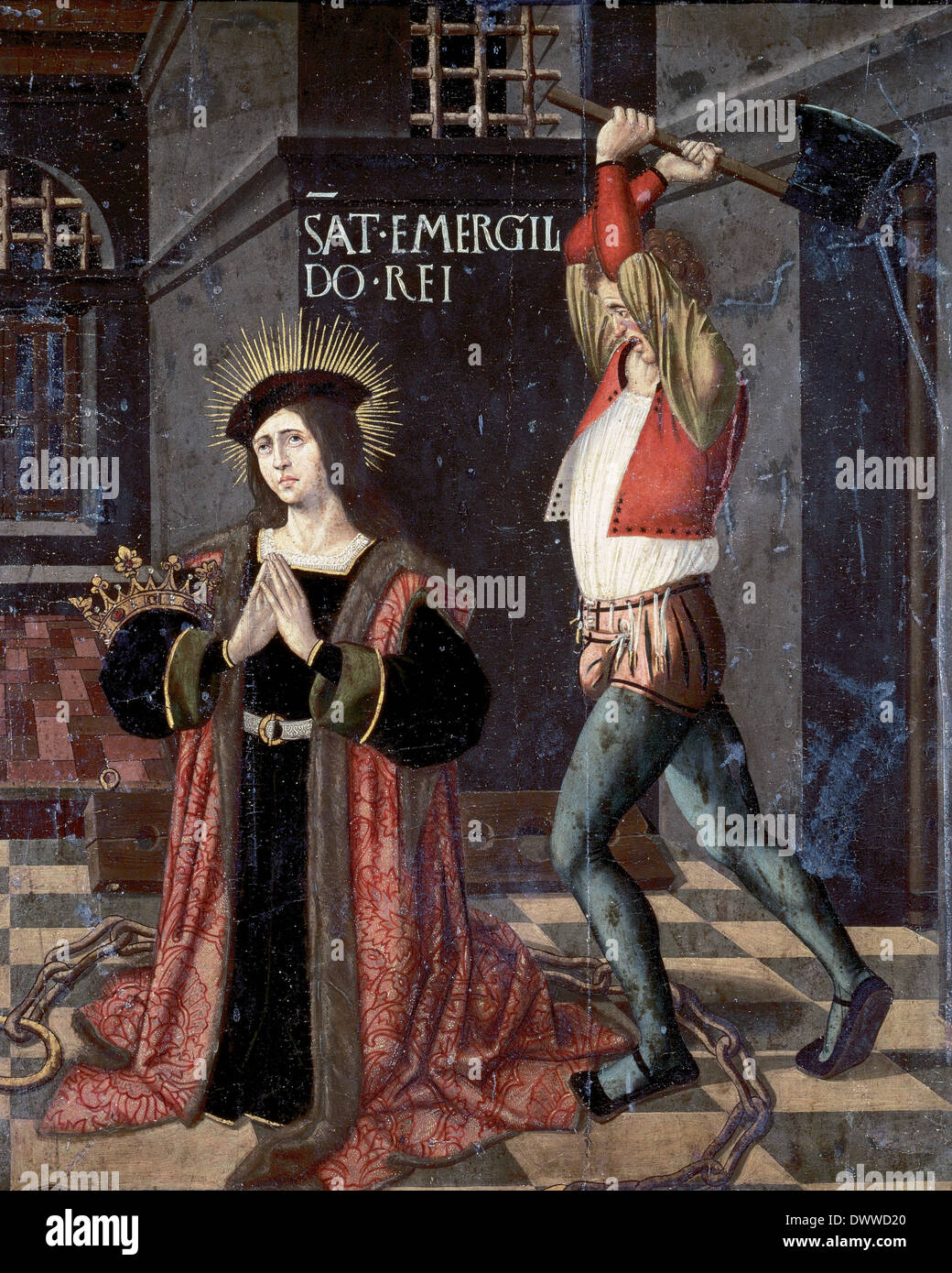 Polyptych of the Martyrs. Beheading of Saint Hermenegild (564586), c