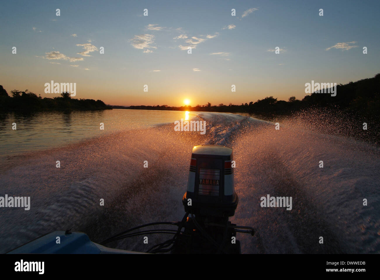 Zambezi river Stock Photo