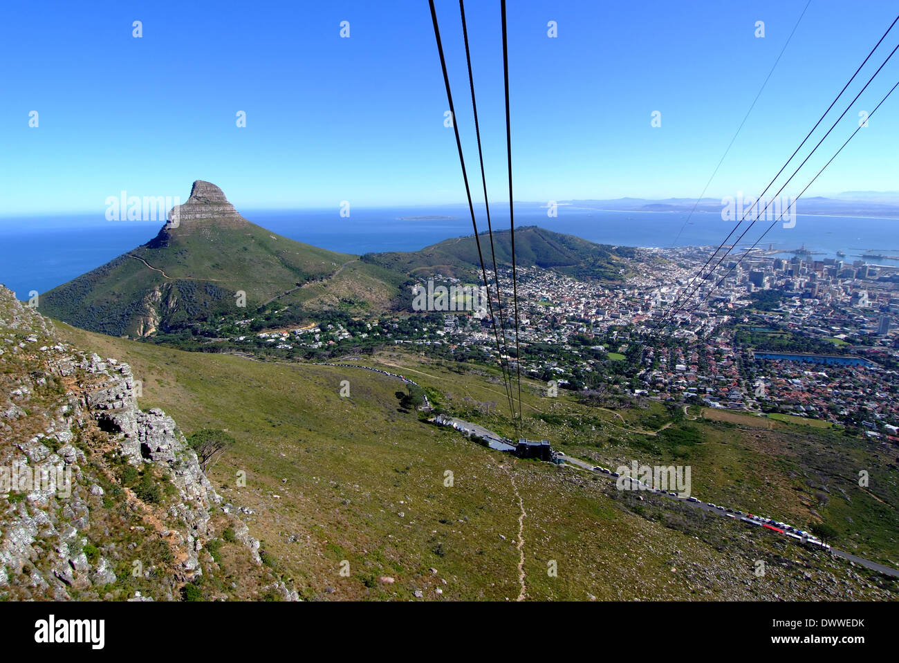 Table mountain cable car Stock Photo Alamy