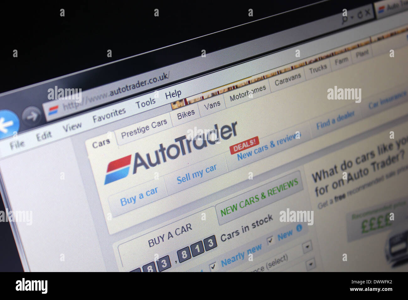 Autotrader website hires stock photography and images Alamy