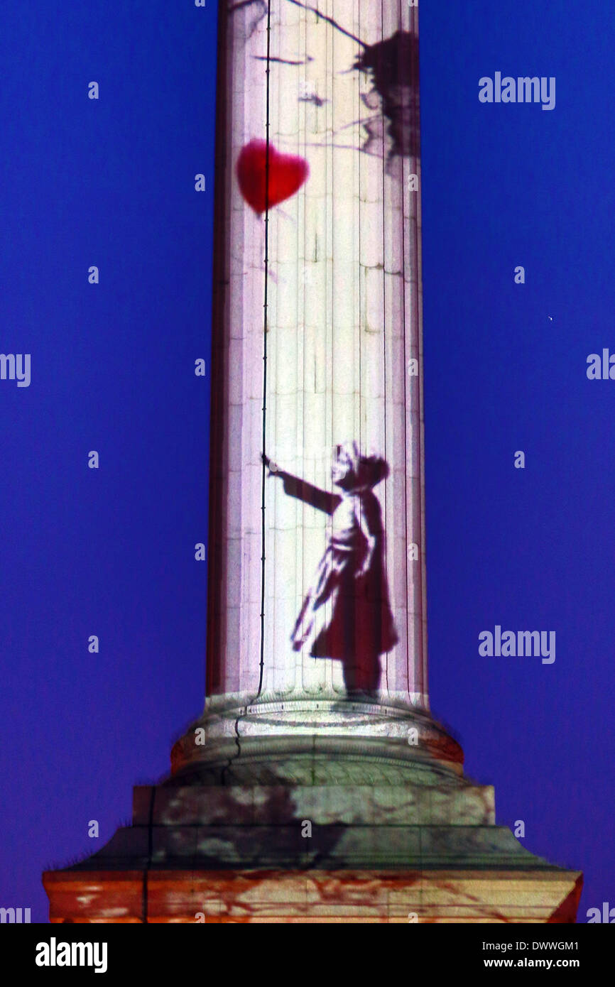 Banksy balloon london hires stock photography and images Alamy