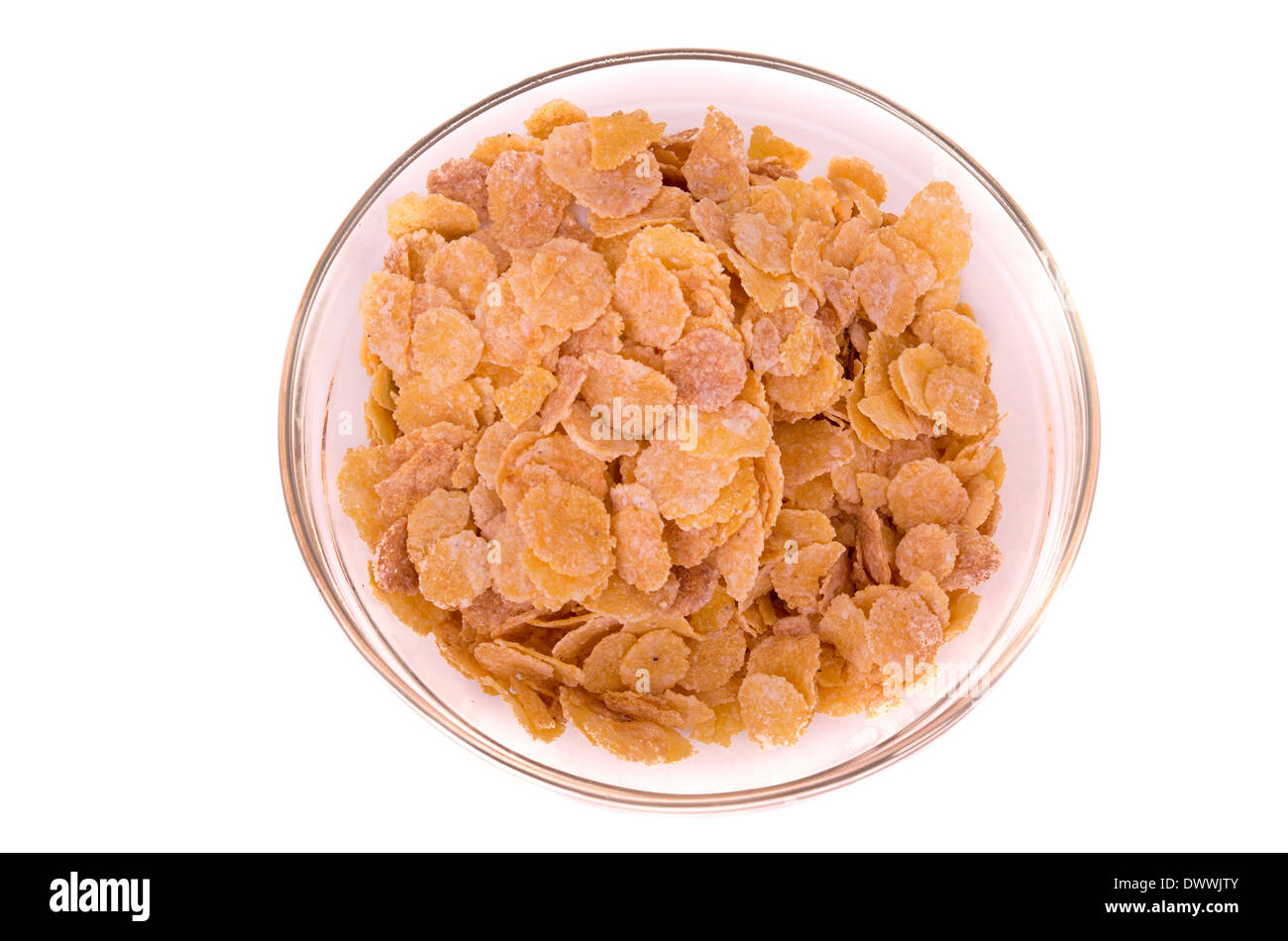 cereal breakfast on a bowl Stock Photo