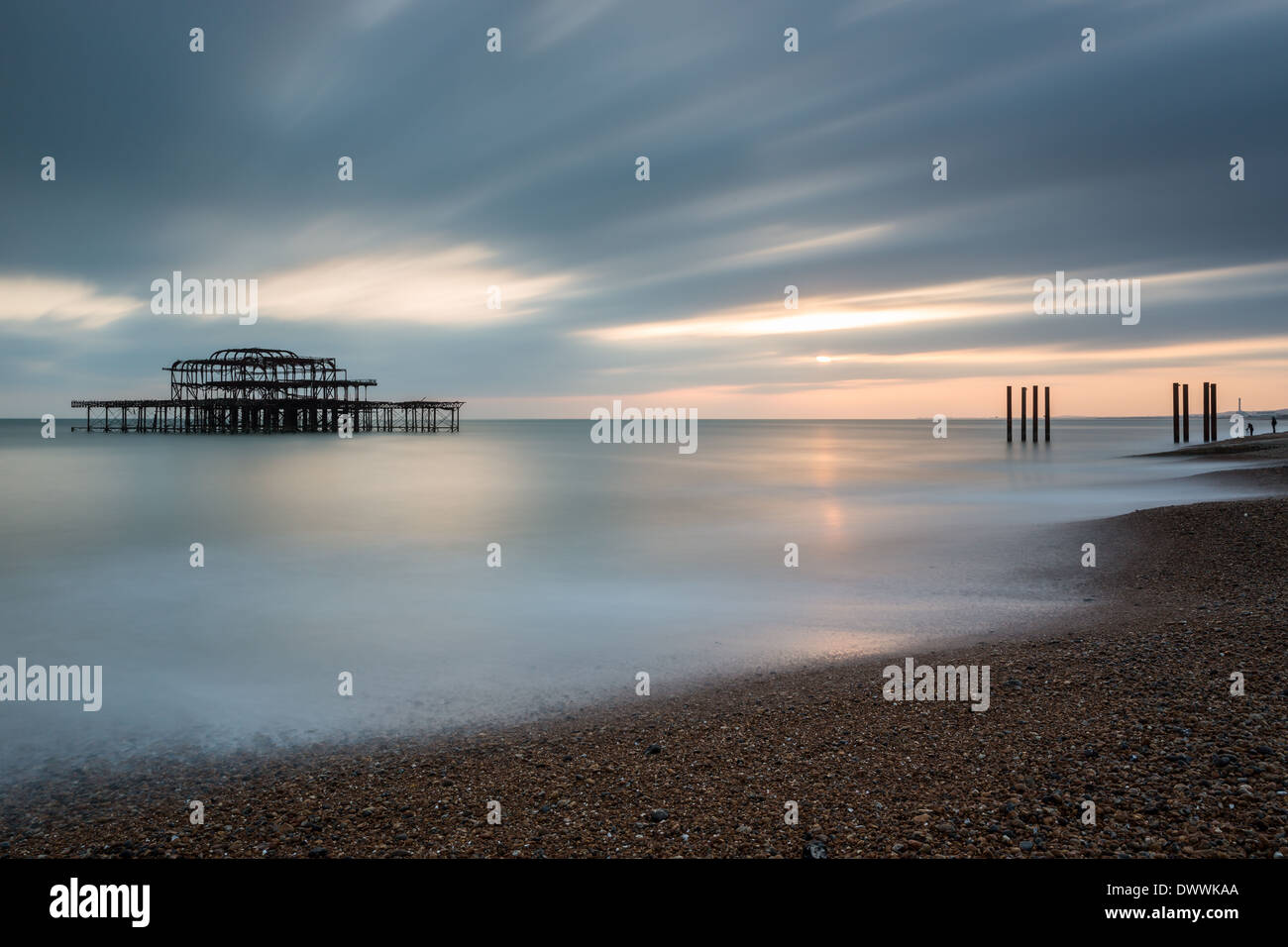 Old brighton beach hi-res stock photography and images - Alamy