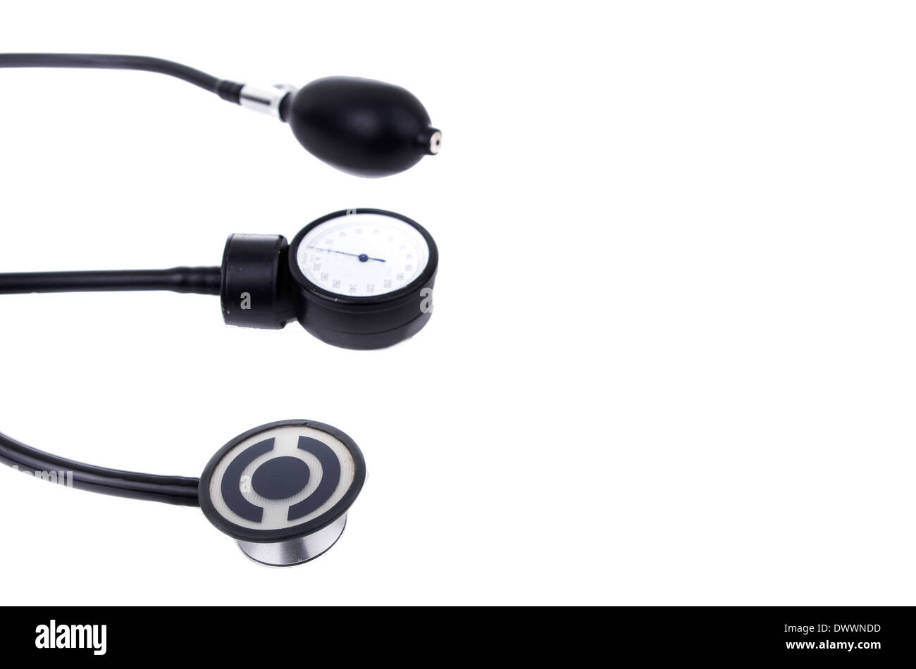 Medical equipment (stethoscope and sphygmomanometer Stock Photo Alamy