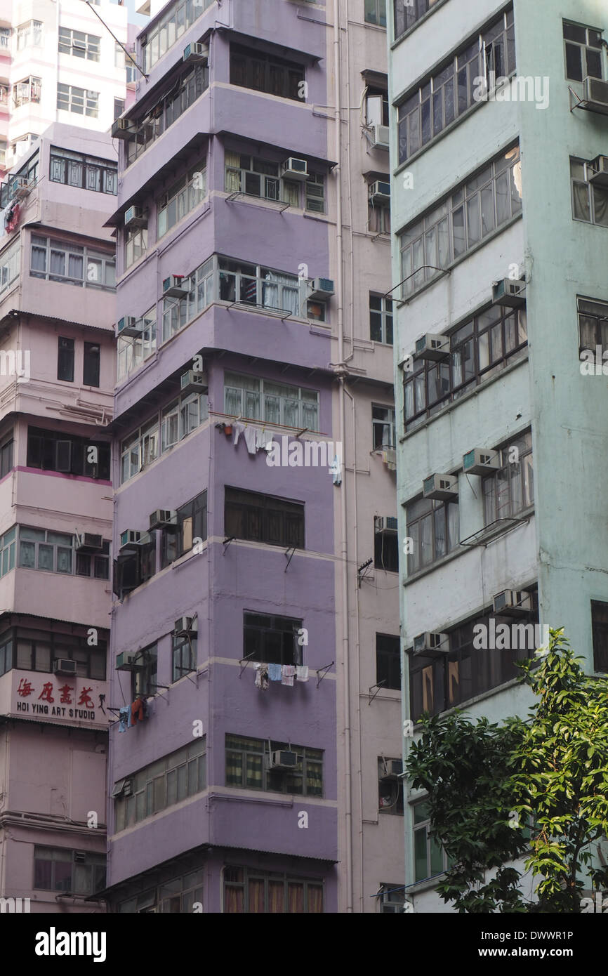 Residential apartment towers in Hong Kong Island Stock Photo Alamy