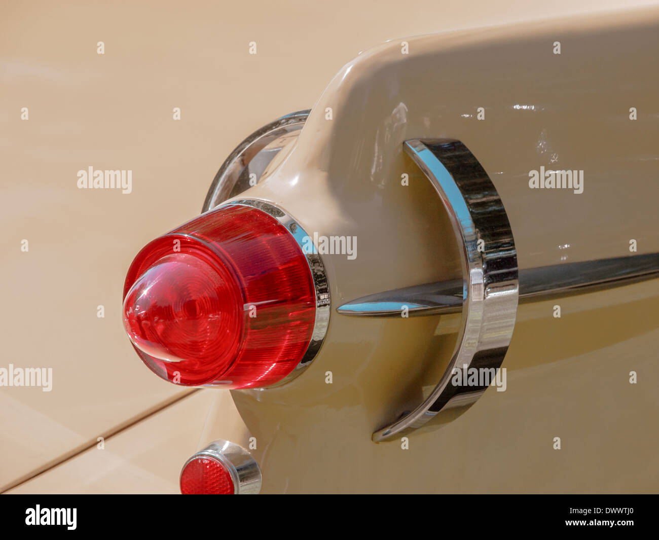 Stock image of the tail light assembly of a Chrysler Imperial. Stock Photo