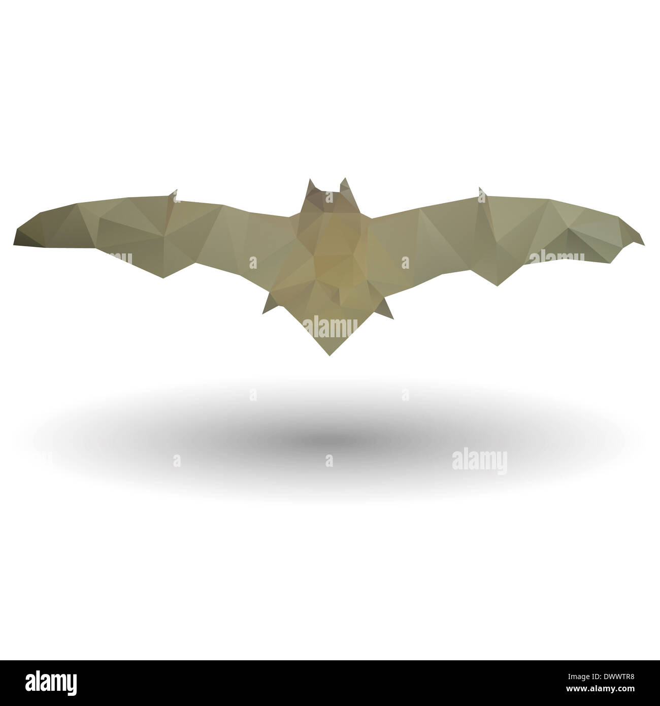 Triangle bat icon Stock Photo - Alamy