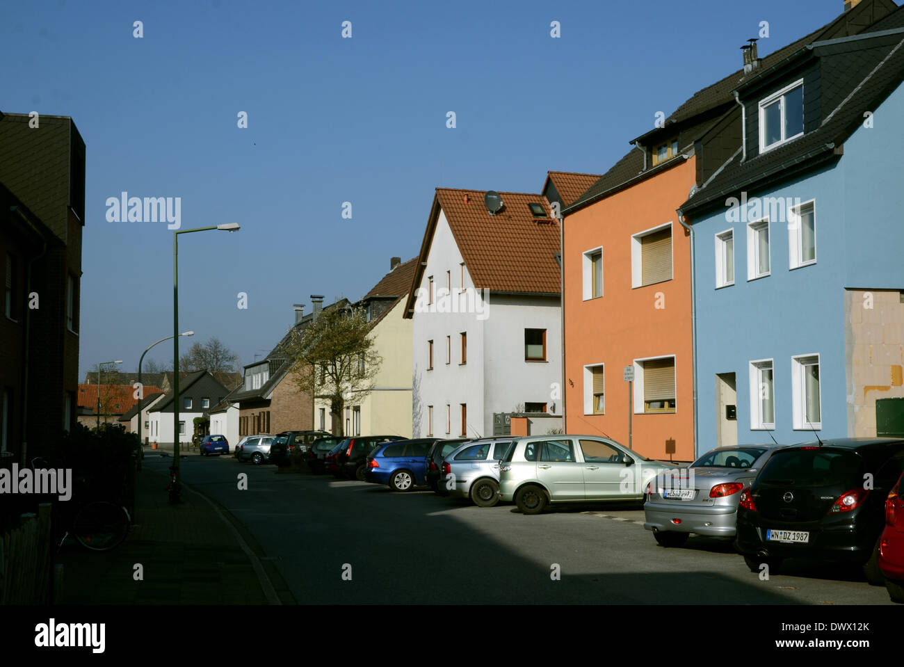 Old homes are in DuisburgHuckingen (NorthrhineWestphalia) on 11/03/2014 Stock Photo Alamy