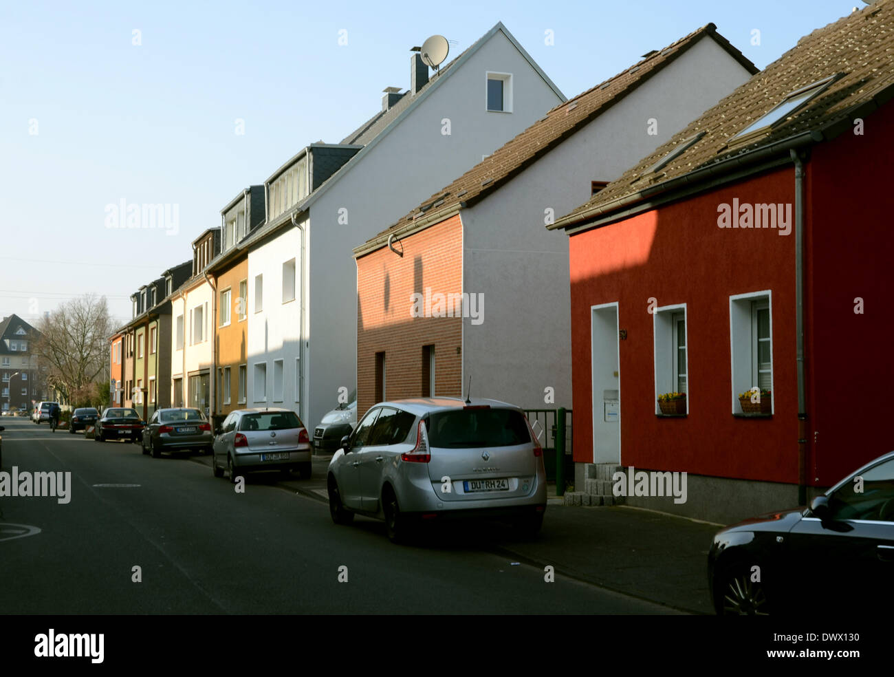 Old homes are in DuisburgHuckingen (NorthrhineWestphalia) on 11/03/2014 Stock Photo Alamy