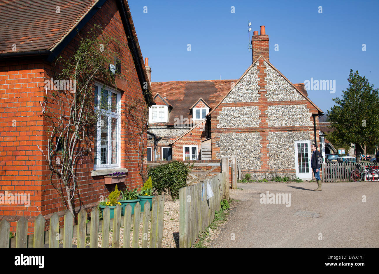 Hambleden Village in Buckinghamshire in UK Stock Photo