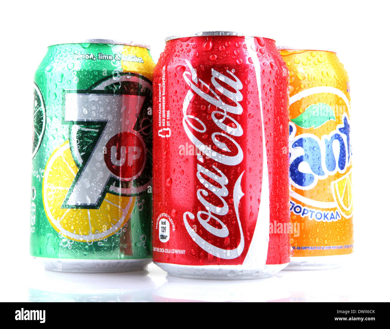 Coca Cola Can Condensation Stock Photos & Coca Cola Can Condensation