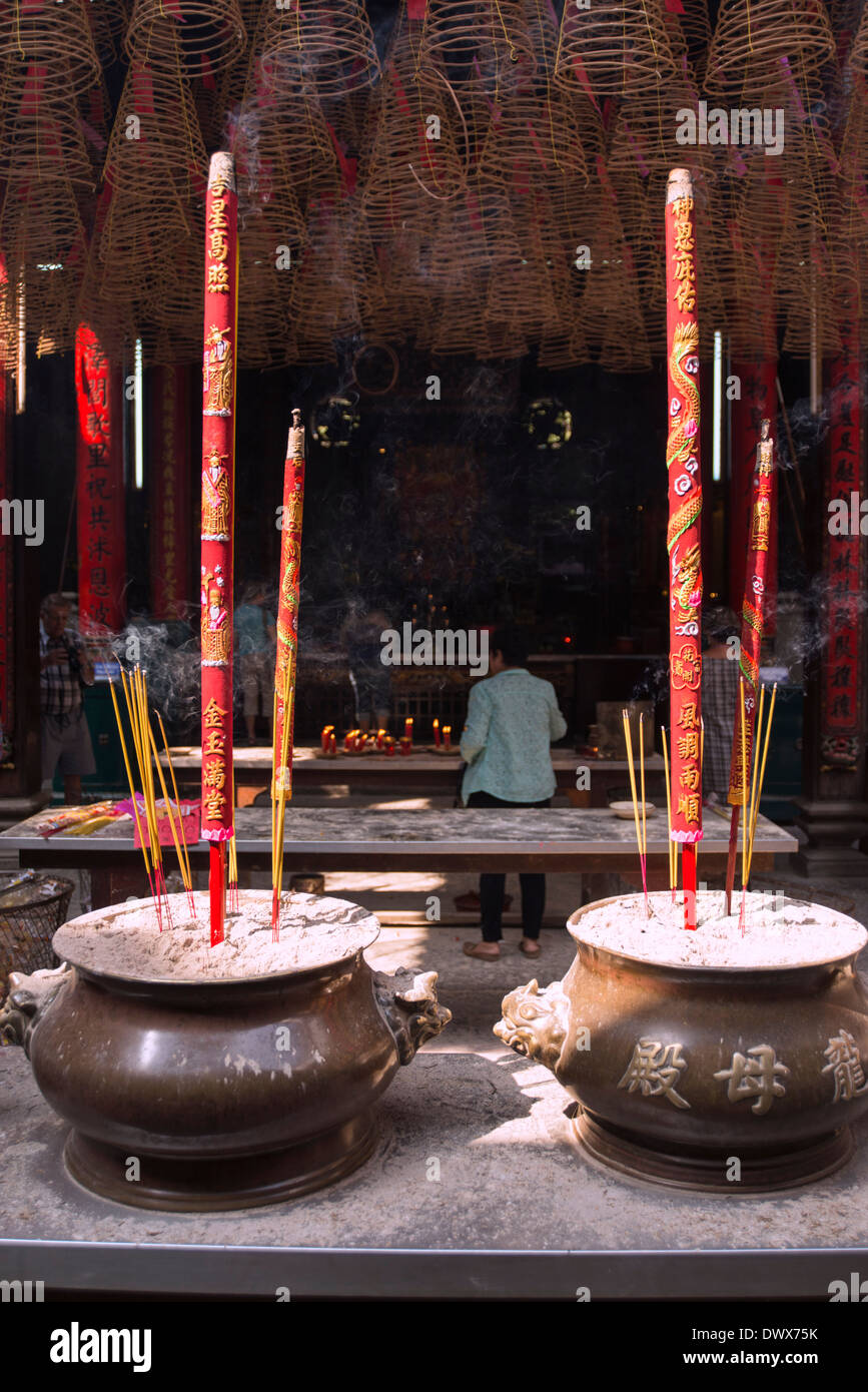Thien Hau Pagoda, Cholon Stock Photo
