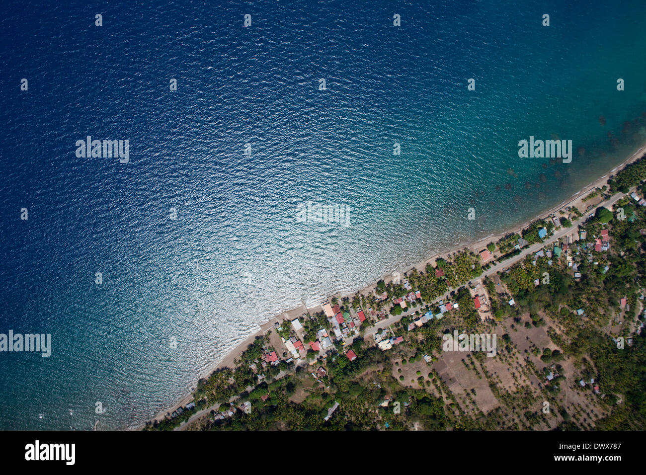Blue ocean in Philippines Stock Photo - Alamy