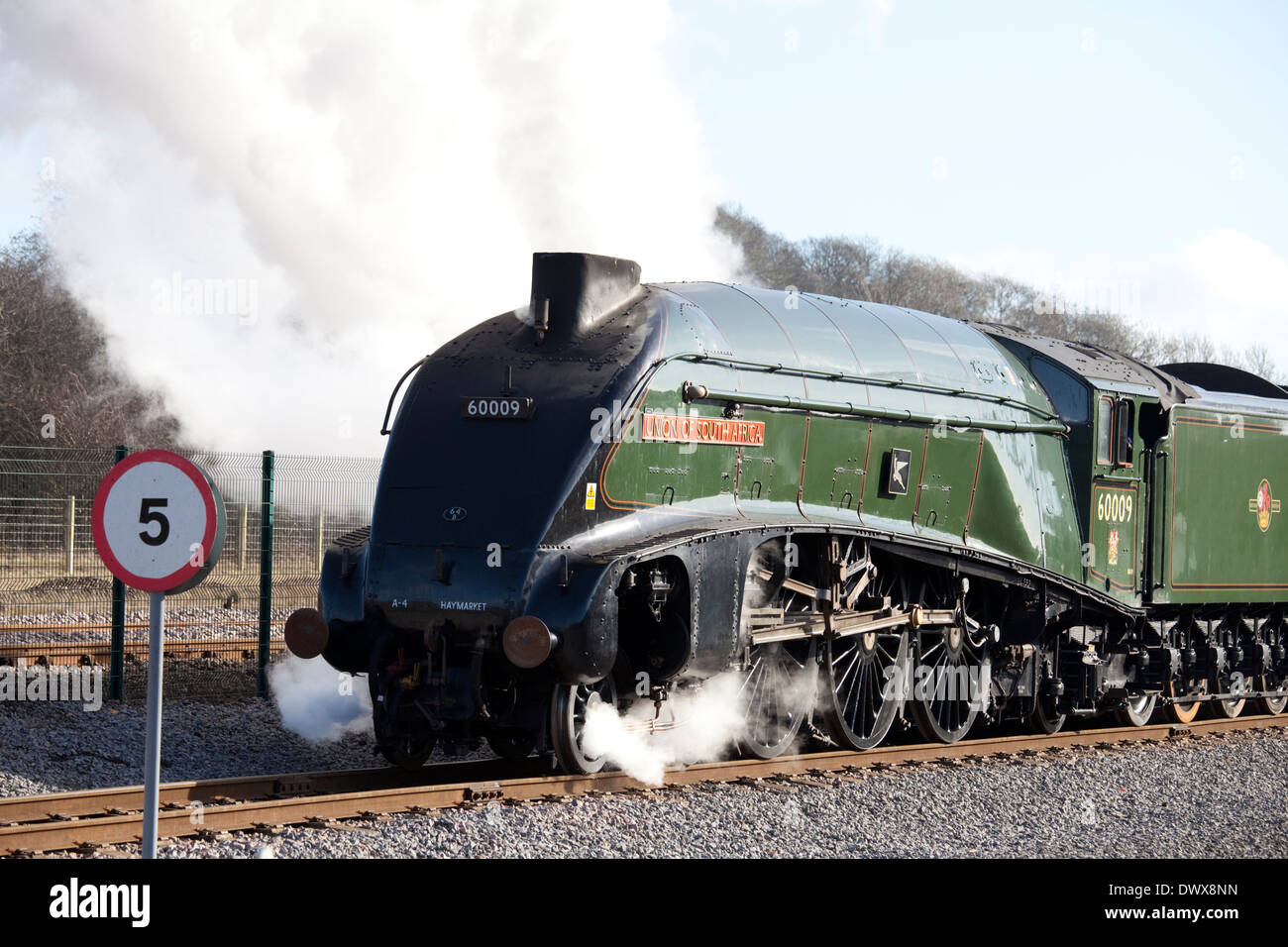 Class A4 Steam Locomotive "Union of South Africa Stock Photo - Alamy