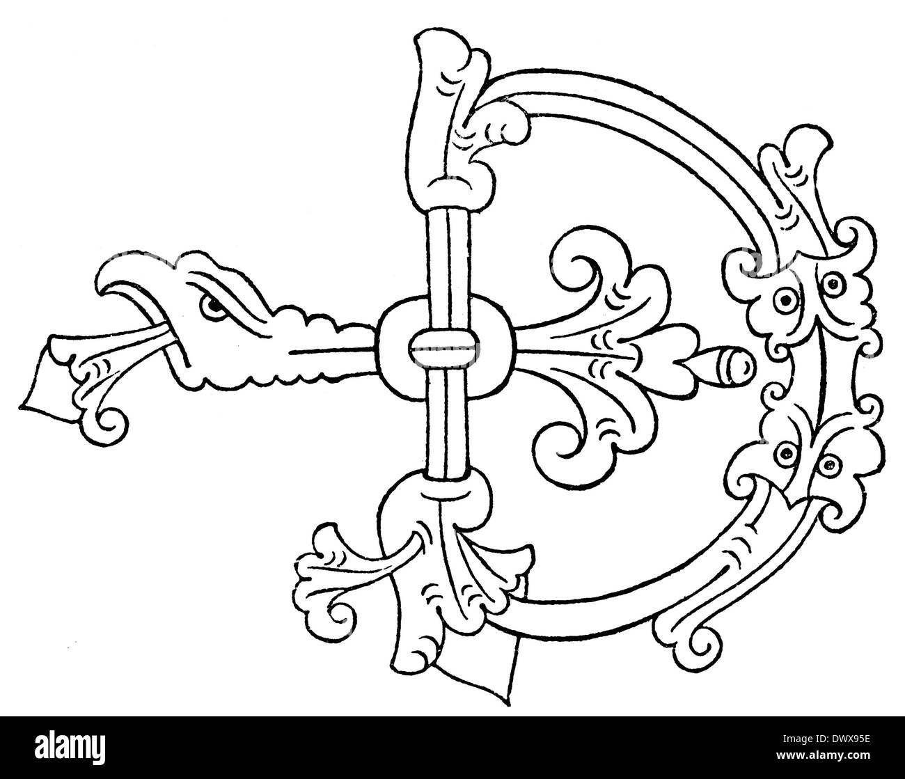 Alphabet character, letter D Stock Photo - Alamy
