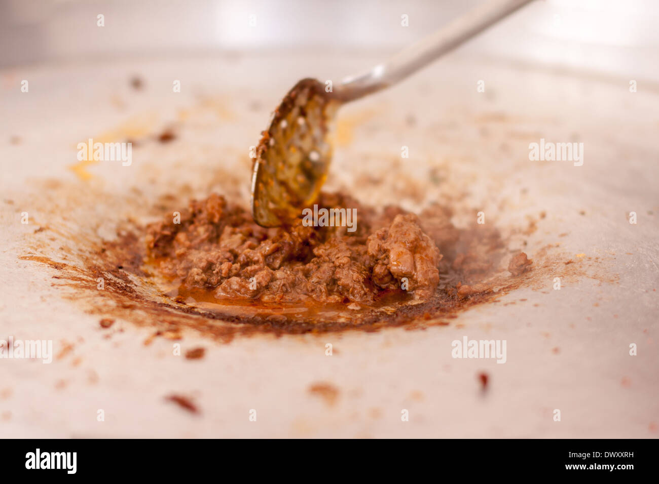 Preparing Tantuni in Mersin Turkey Stock Photo