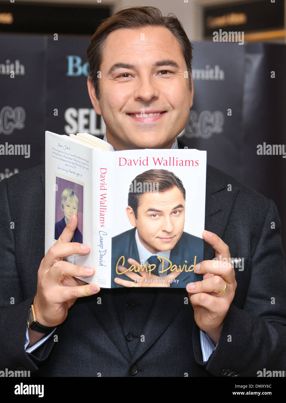 David Walliams signs copies of his autobiography 'Camp David' at