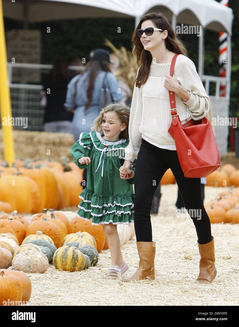Michelle monaghan daughter willow enjoy hi res stock photography and