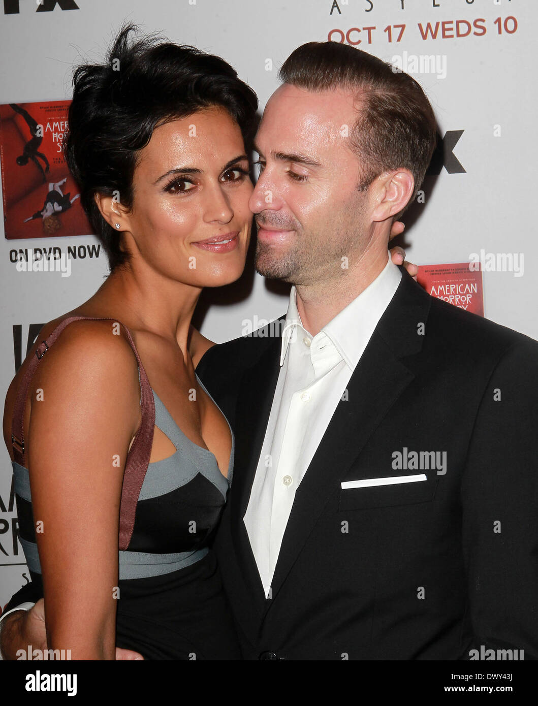 Maria Dolores Dieguez and Joseph Fiennes Premiere Screening of FX's 'American Horror Story: Asylum' at the Paramount Theatre Hollywood, California - 13.10.12 Featuring: Maria Dolores Dieguez and Joseph Fiennes Where: Hollywood, California, United States W Stock Photo