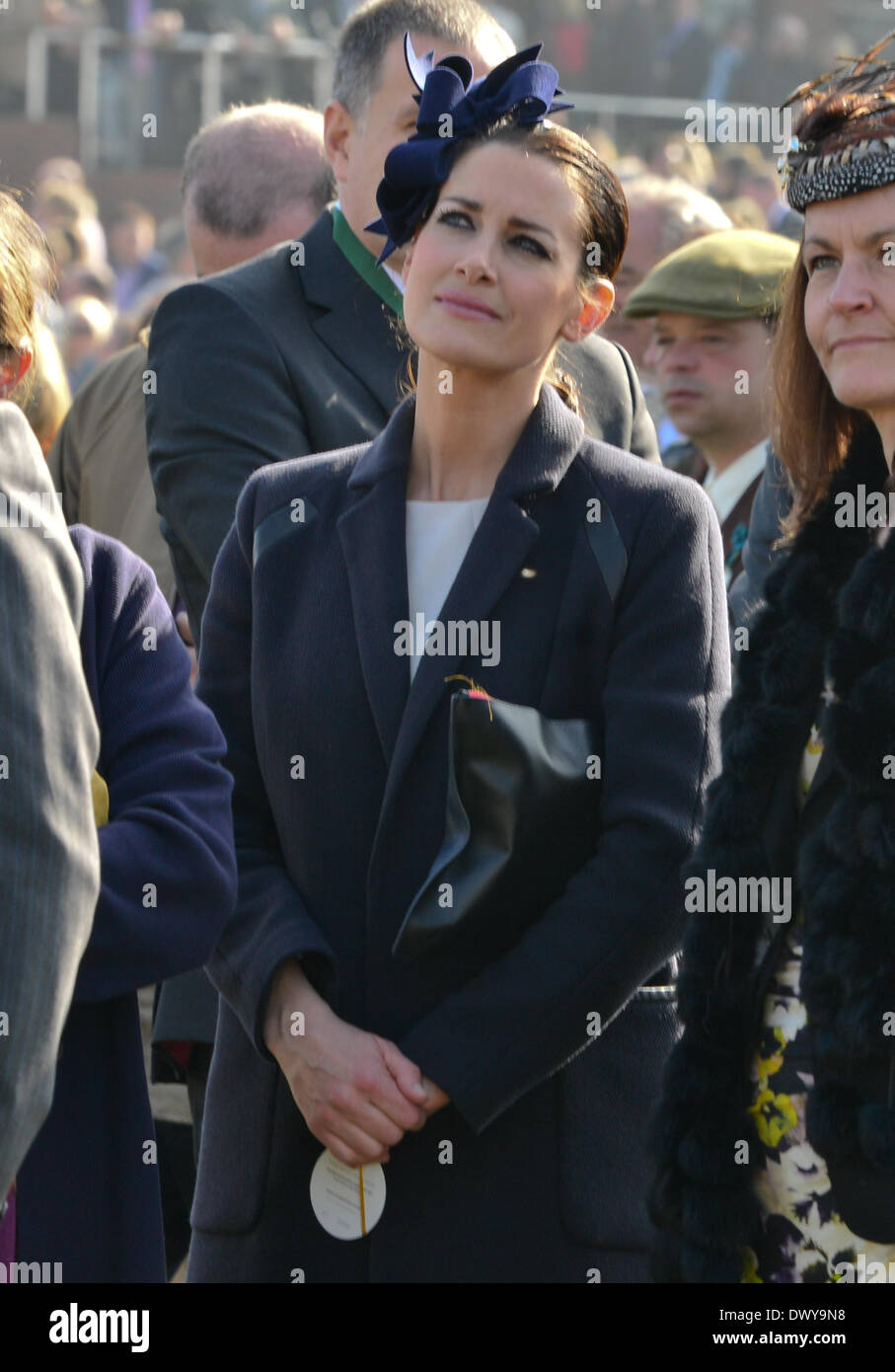 Cheltenham, Gloucestershire, UK . 14th Mar, 2014. Kirsty Gallacher at Cheltenham Gold Cup Festival 2014, day 4, The Cheltenham Gold Cup. Credit: jules annan/Alamy Live News Stock Photo