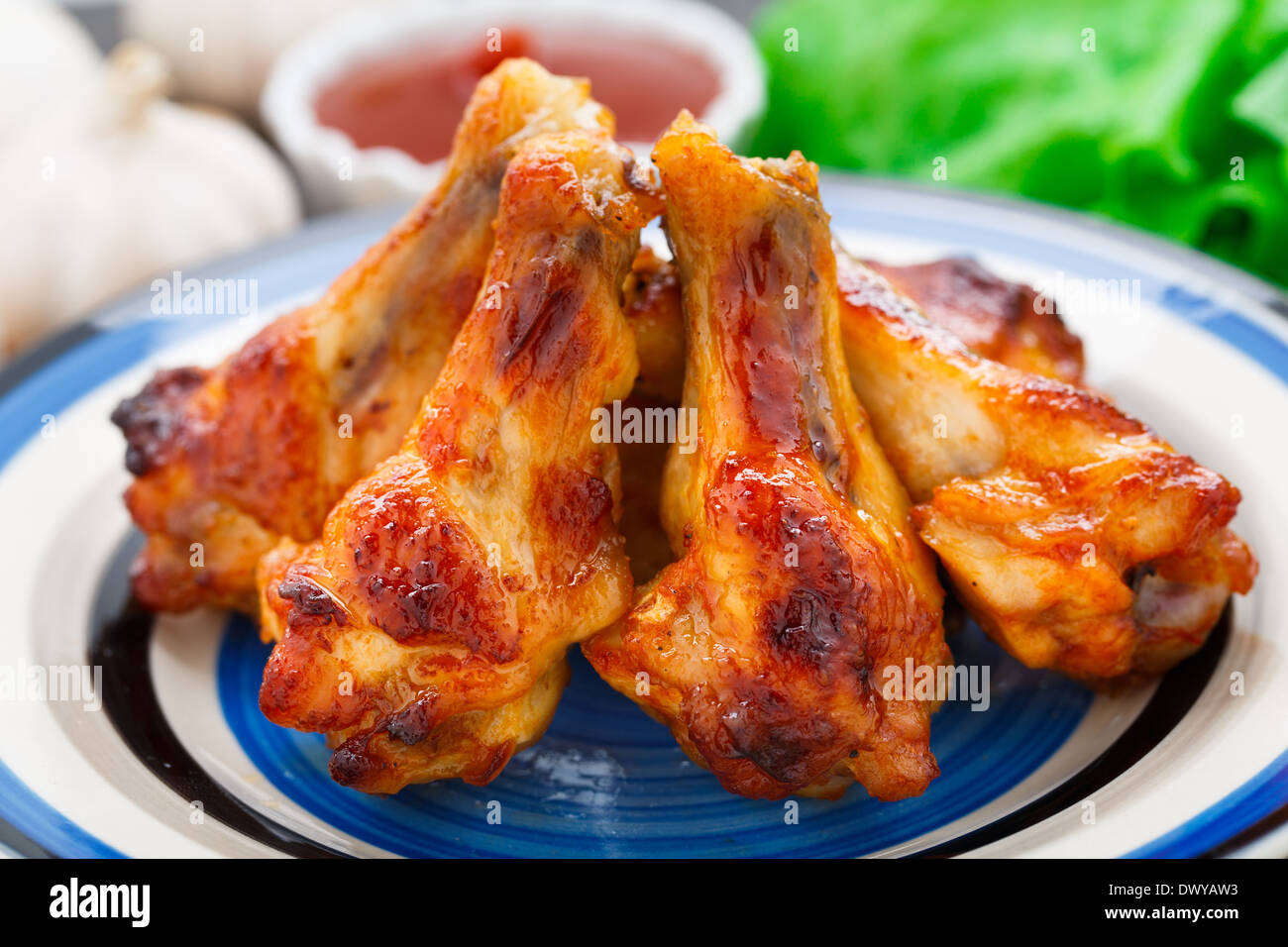 Chicken wings Stock Photo