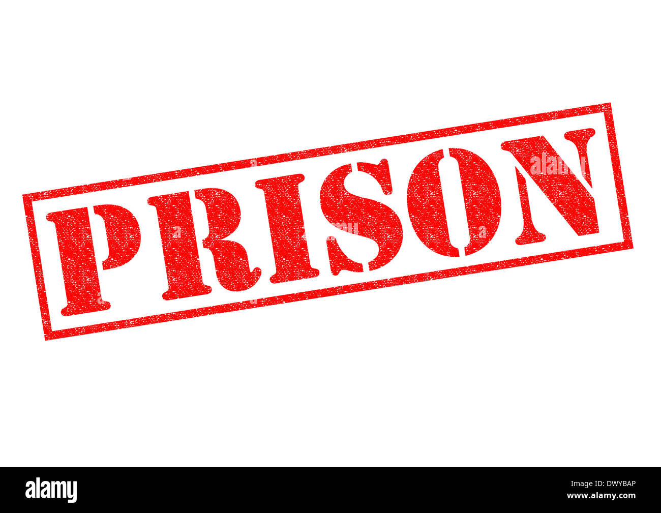 PRISON red Rubber Stamp over a white background Stock Photo Alamy