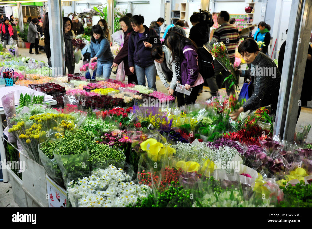 Taiwan flower market hires stock photography and images Alamy