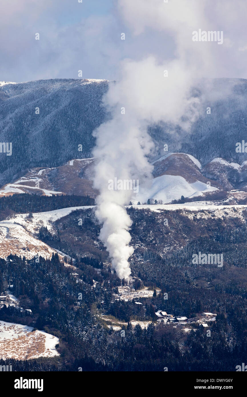 Mount Aso, Aso, Kumamoto Prefecture, Japan Stock Photo
