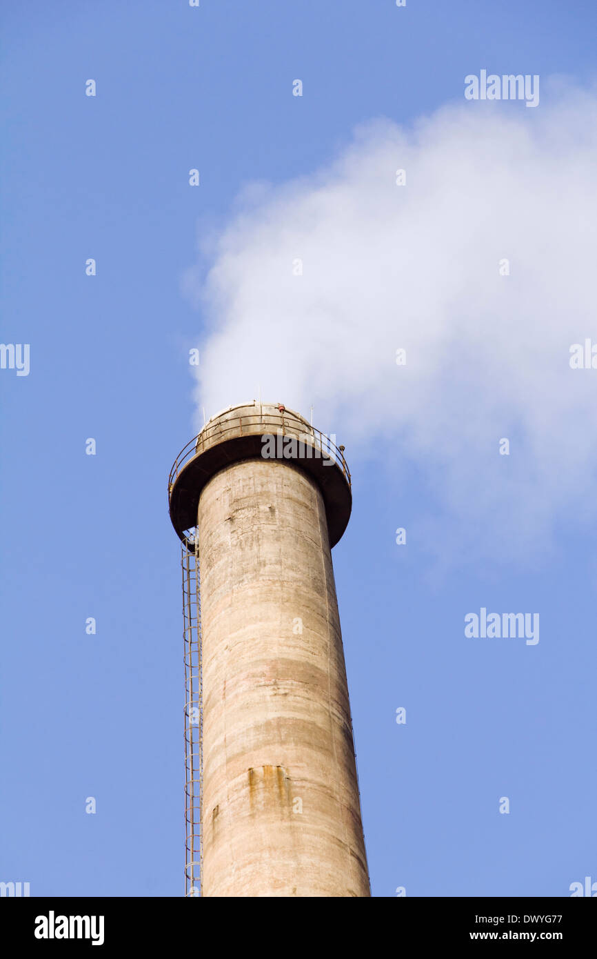 Indian polluting power plant factory Stock Photo