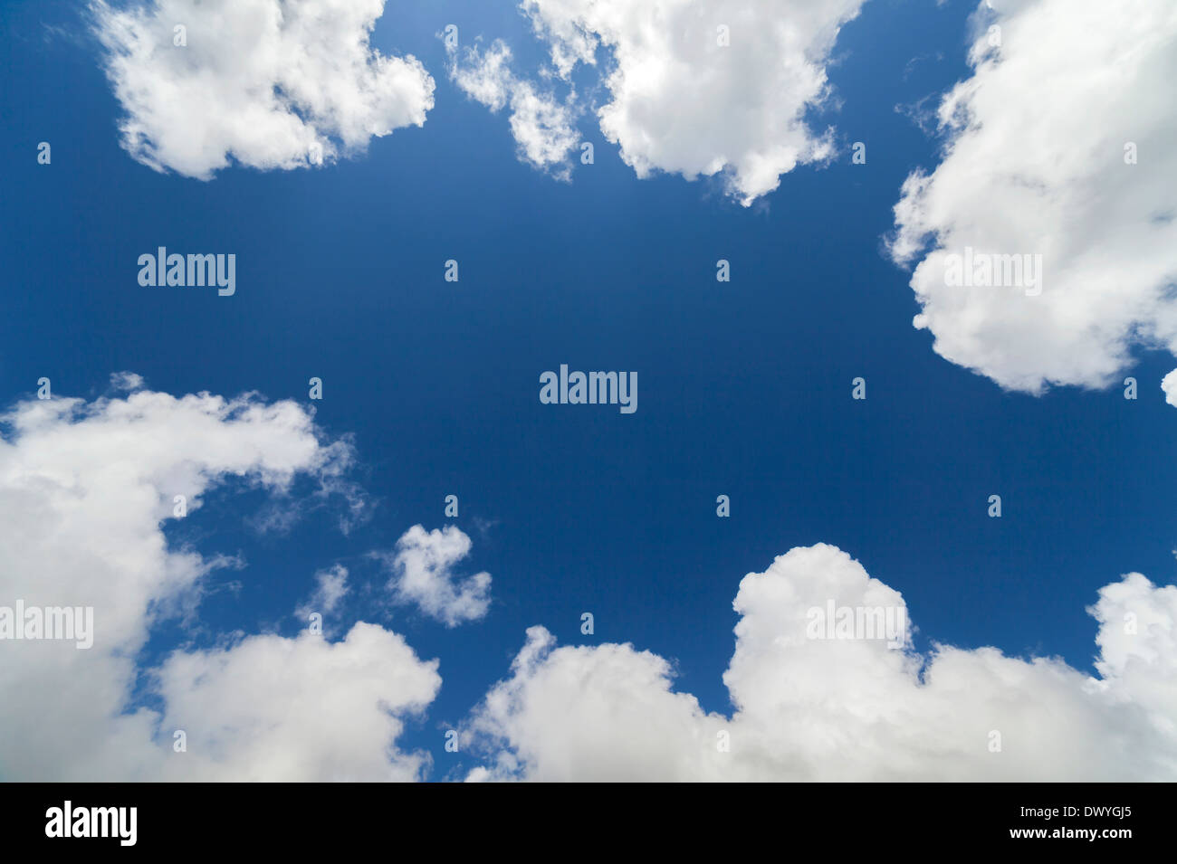 Clouds in Blue Sky Stock Photo