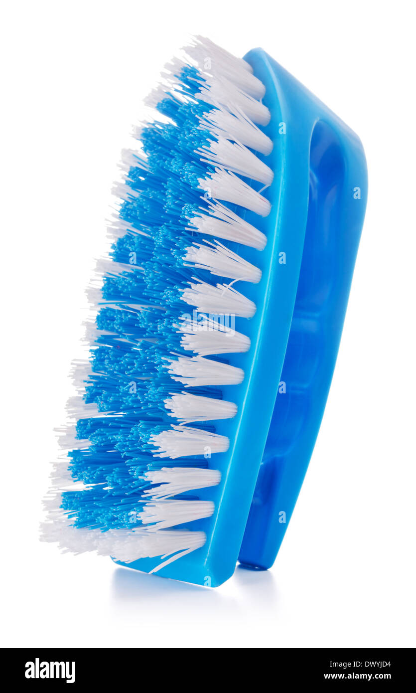 Handheld Scrub Brush For Cleaning Isolated Over White Background