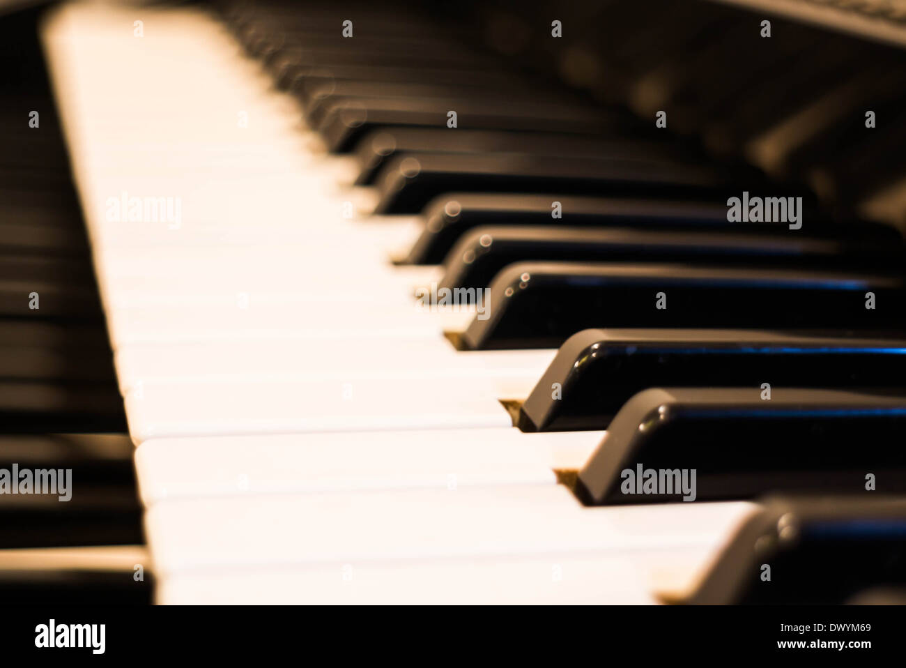 Closeup keyboard of electronic electone, stock photo Stock Photo