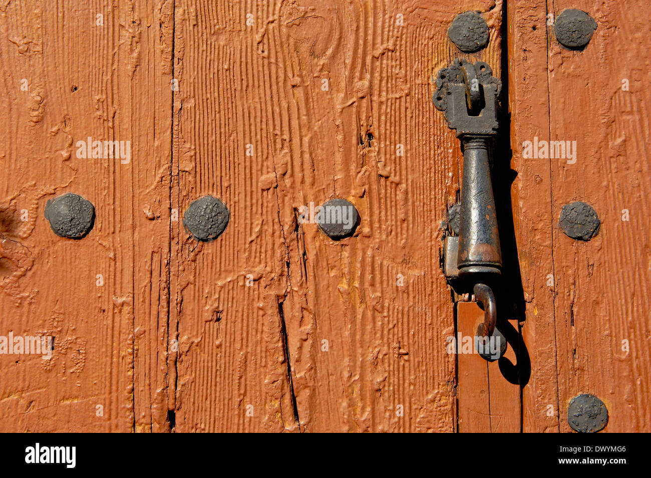 Door detail, La Juderia Stock Photo