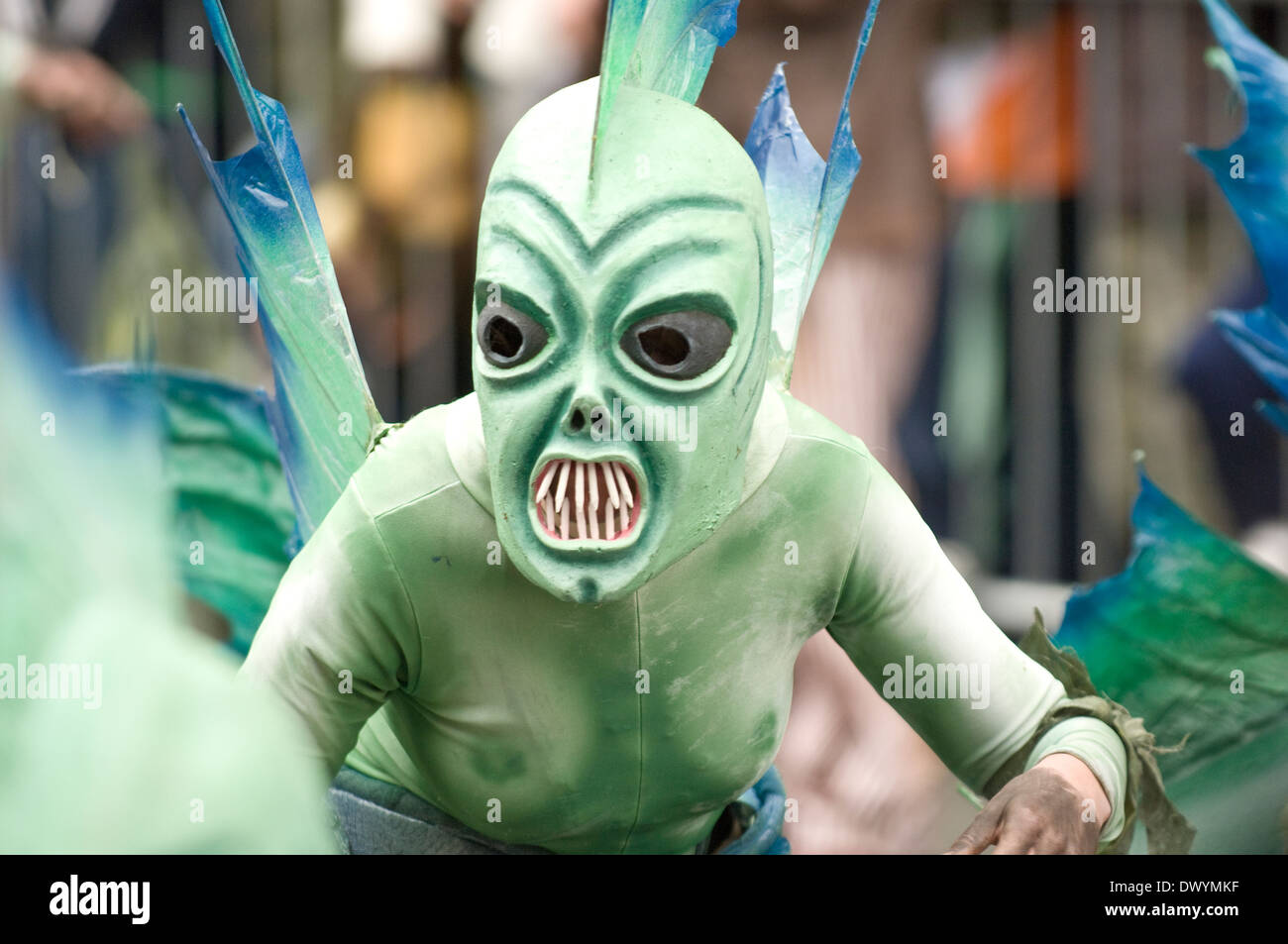 Mythical Creatures at St Patricks Parade, Dublin Stock Photo