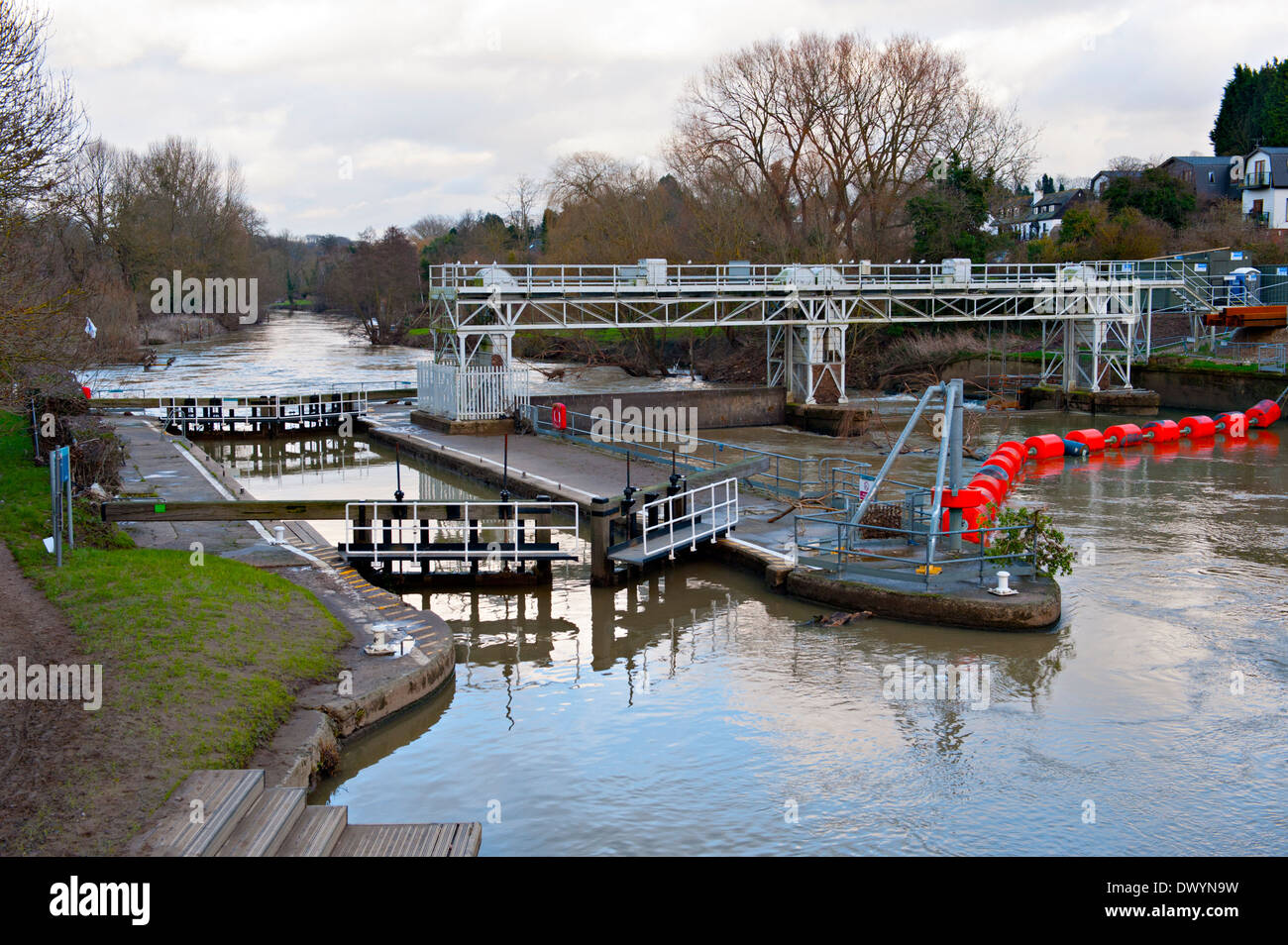 East Farleigh Lock, East Farleigh, Kent, UK Stock Photo Alamy
