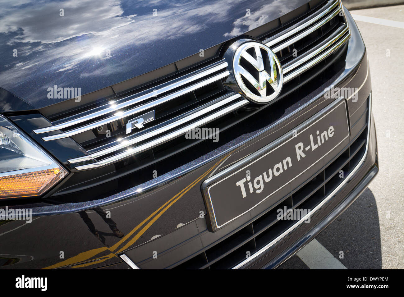 Volkswagen Tiguan SUV 2013 Model SUV Stock Photo