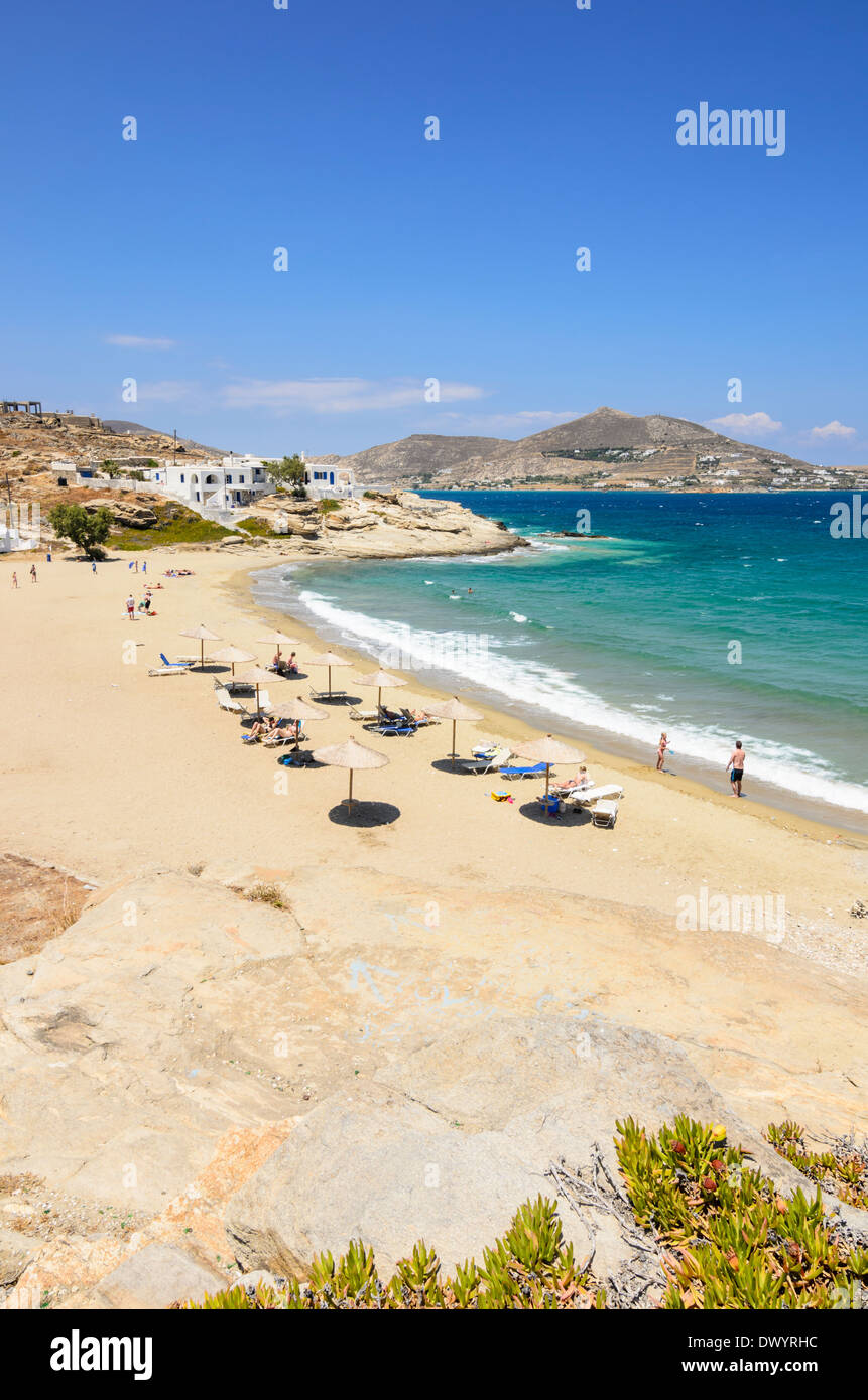 Piperi Beach near Naoussa, Paros Island, Greece Stock Photo