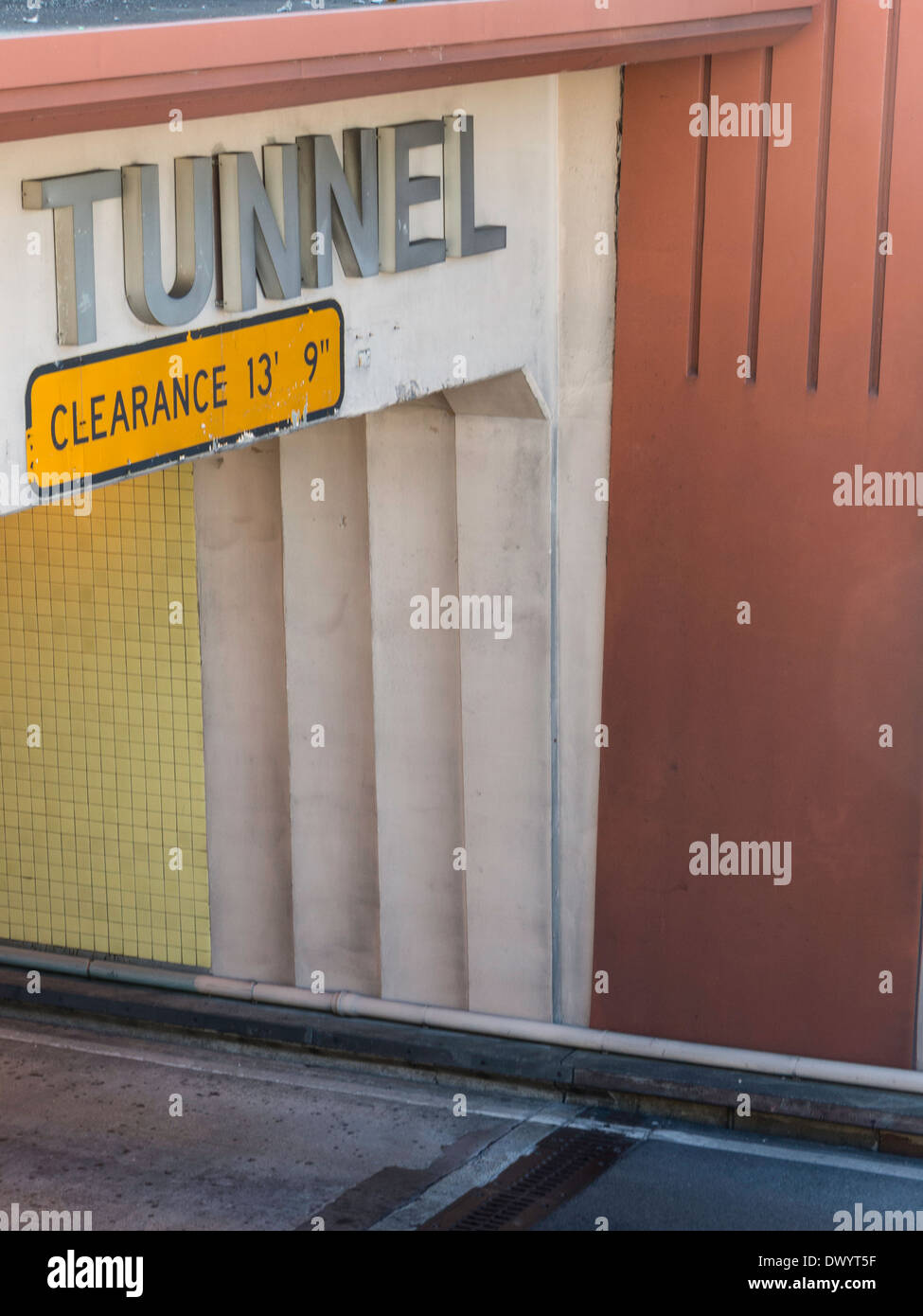 Henry E Kinney Tunnel, Ft Lauderdale, FL, USA Stock Photo