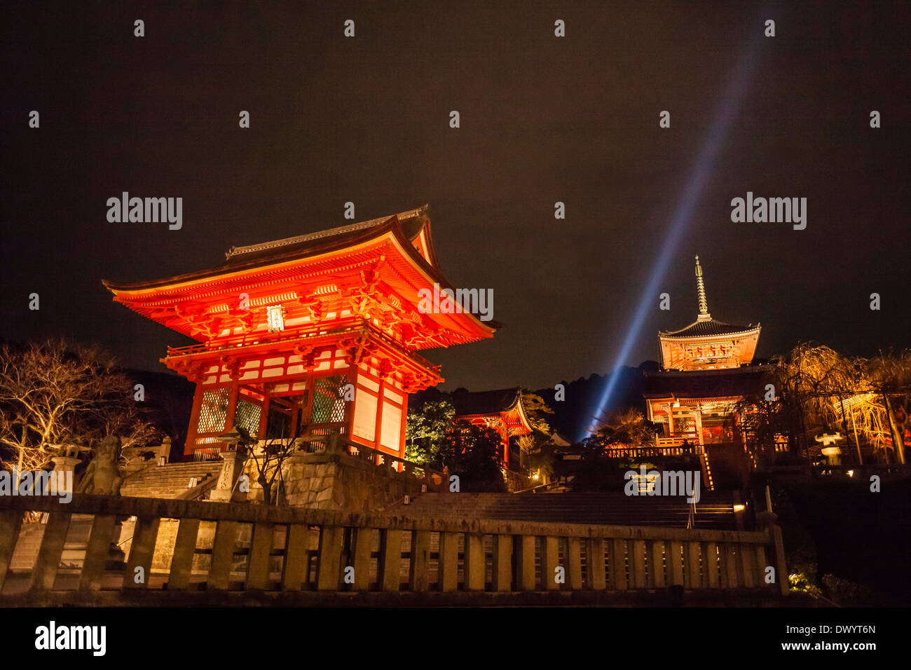 Temple Light up at Night, Kyoto, Japan Stock Photo Alamy