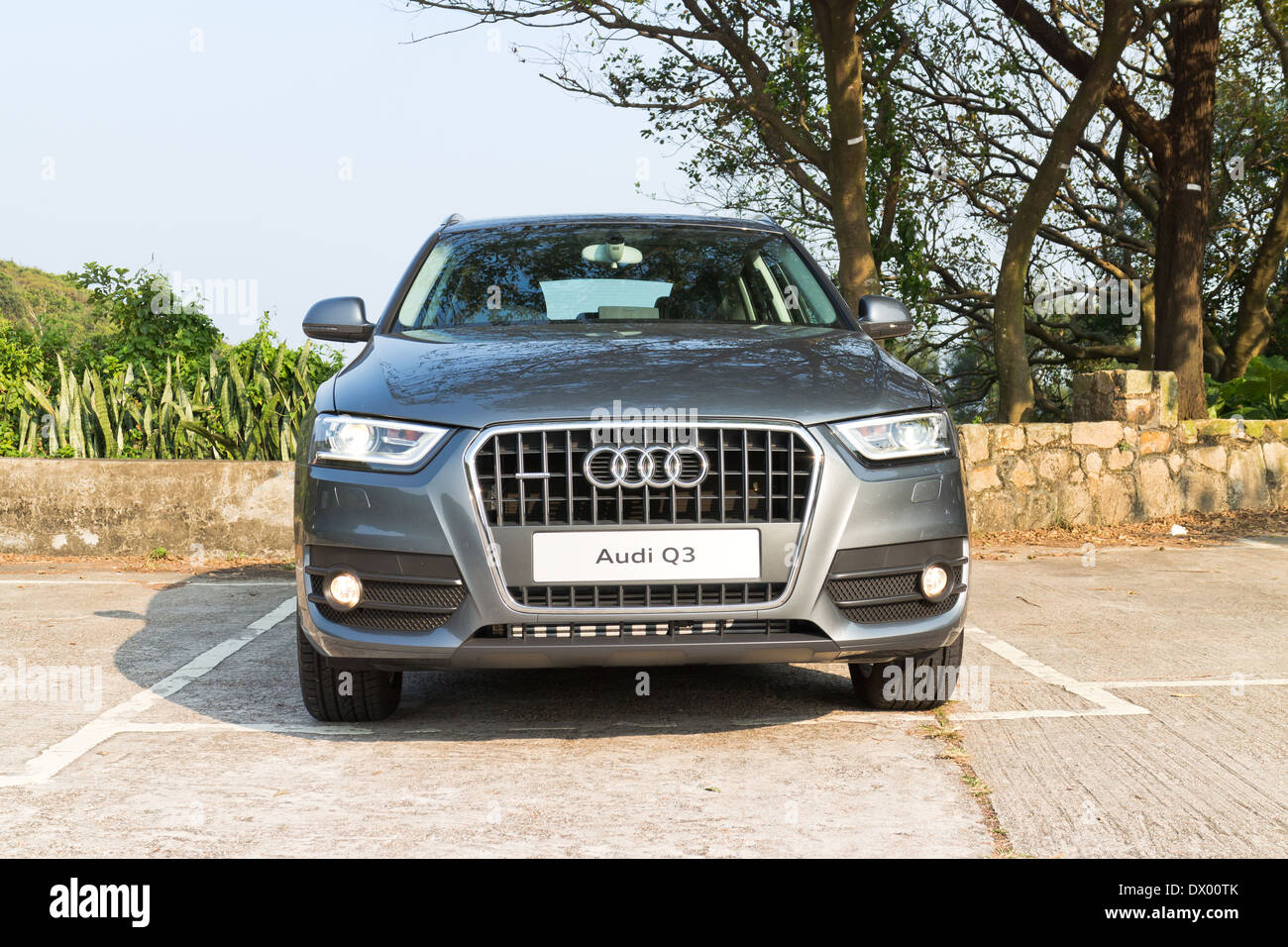 Audi Q3 SUV 2013 Model with new Body Kit Stock Photo Alamy