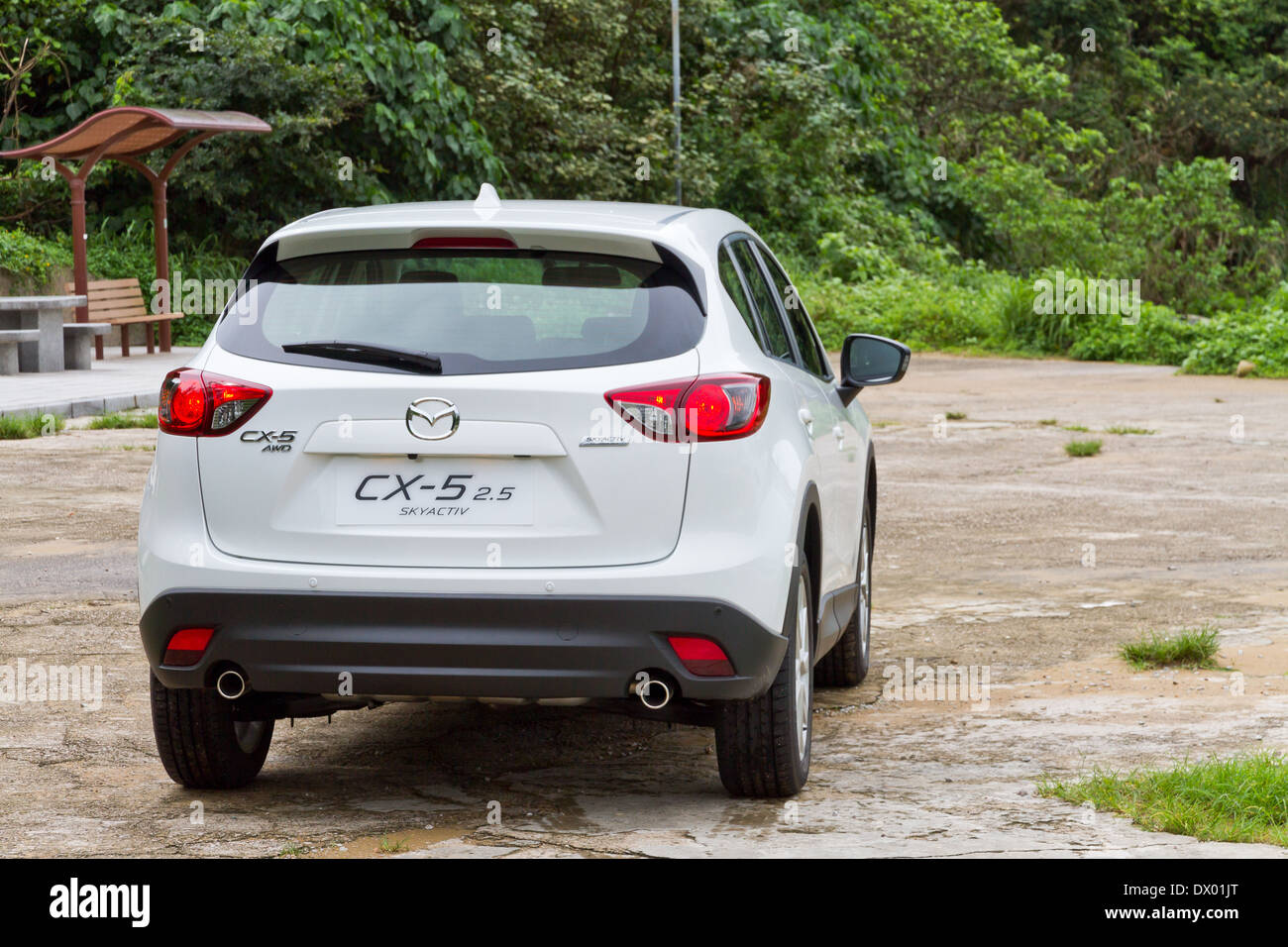 Mazda Cx 5 2 5 13 Model With White Color Stock Photo Alamy