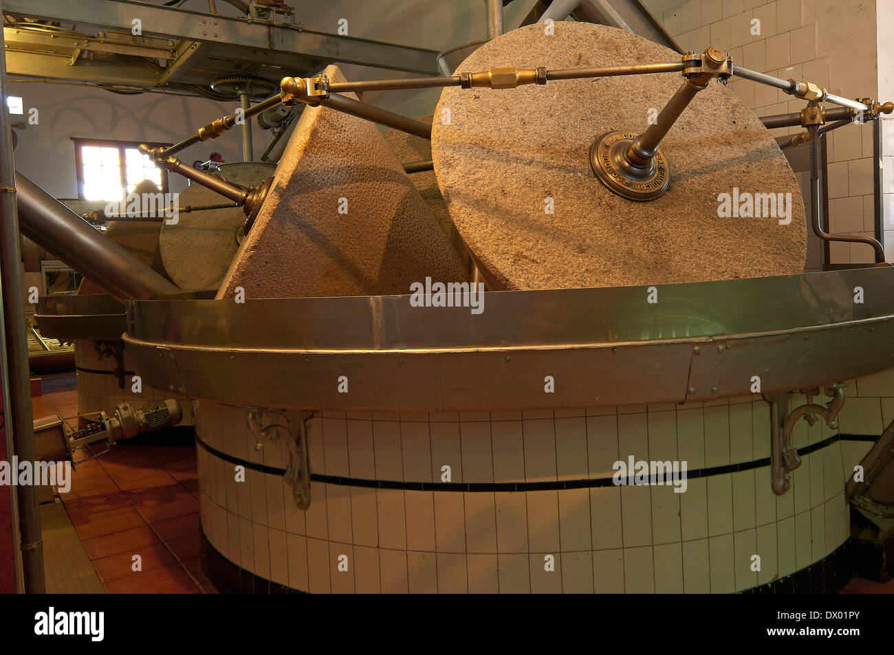 Olive oil factory, Baena Stock Photo Alamy