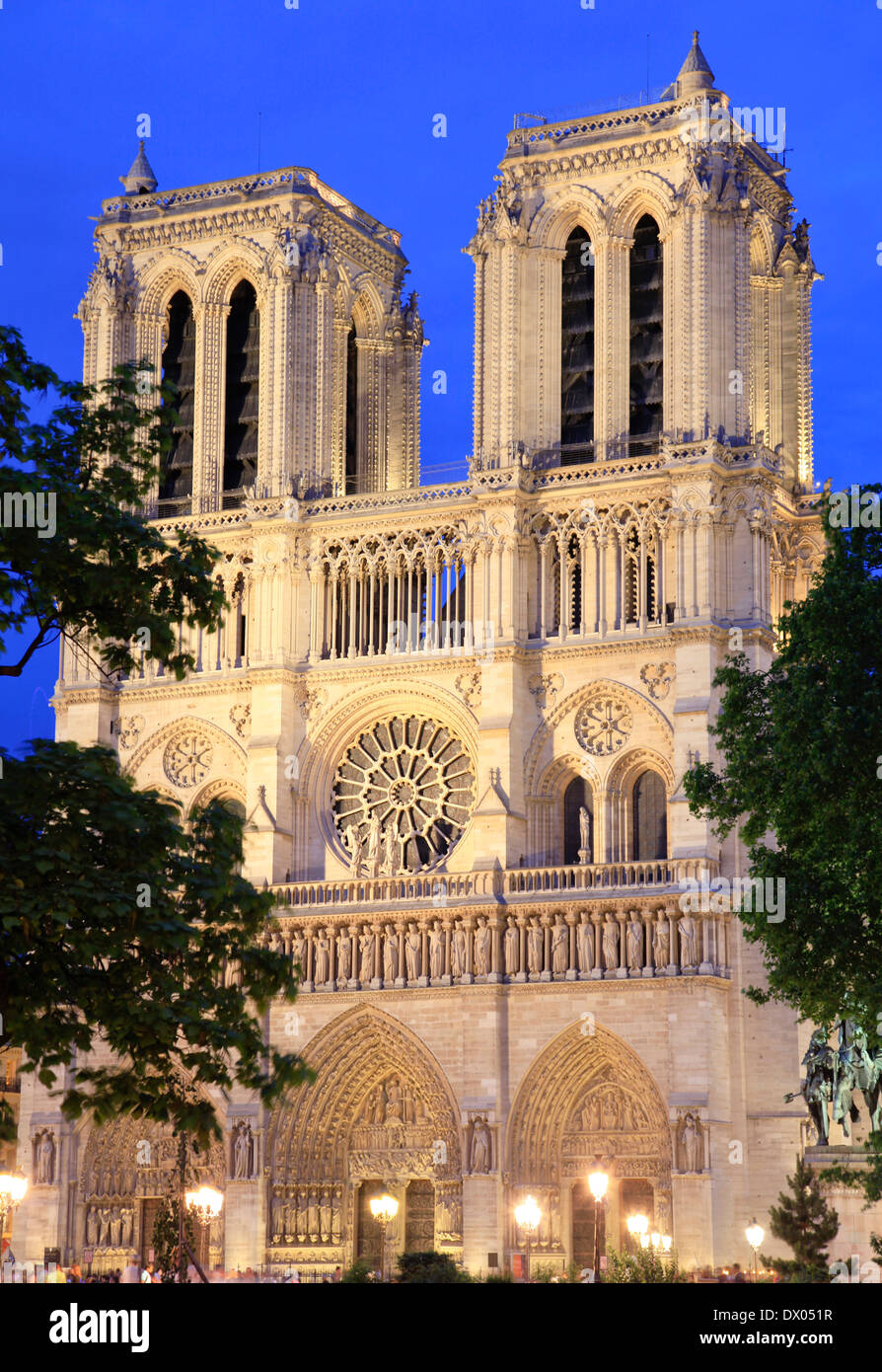 Notre Dame de Paris, France Stock Photo