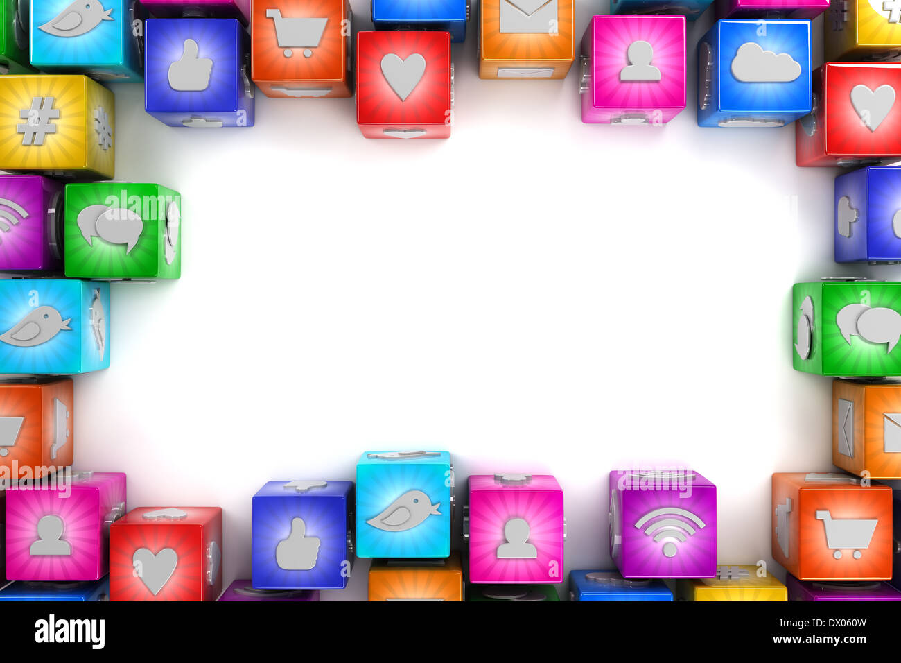 Social media background Stock Photo - Alamy