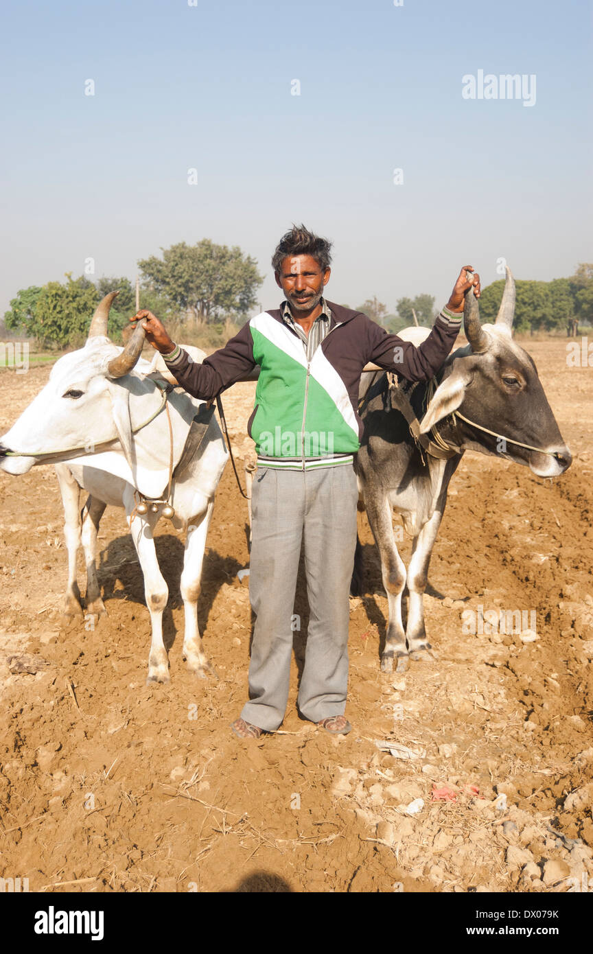 Indian farmer standing in soil hi-res stock photography and images - Alamy
