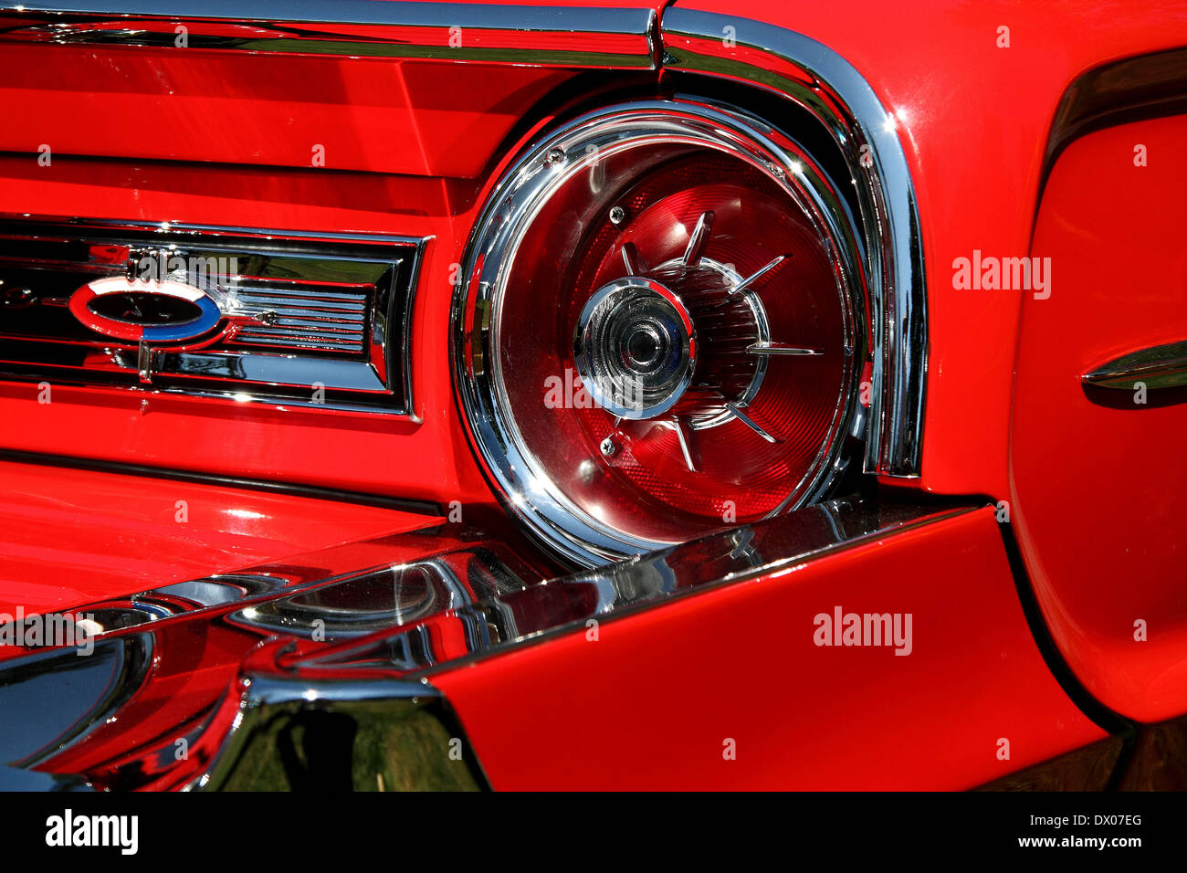 Vintage Ford Car Stock Photo