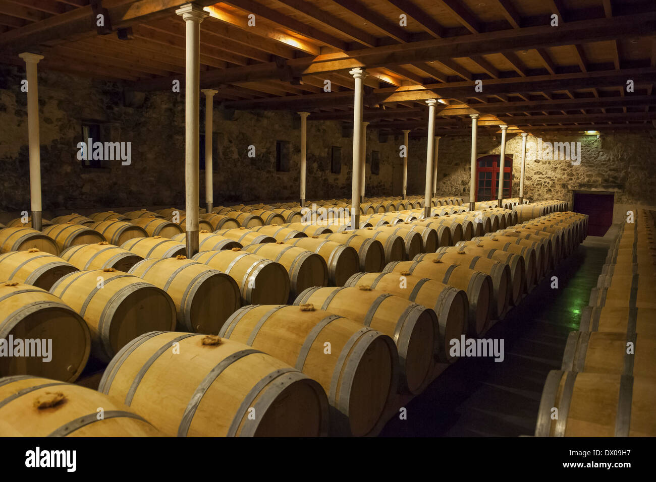 Barrels in a winery hi-res stock photography and images - Alamy