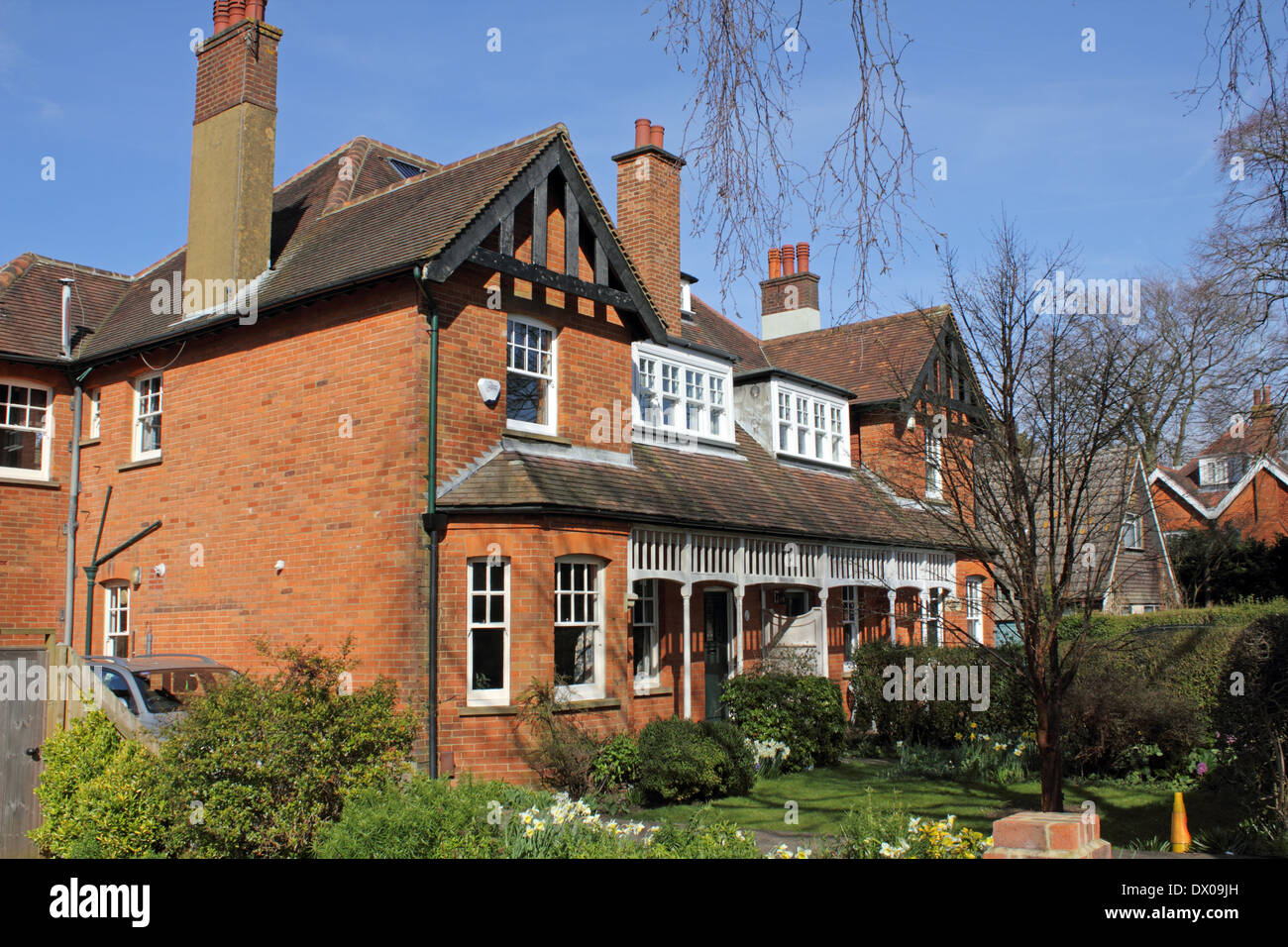 Large house in Court Road, Banstead, Surrey, England Stock Photo Alamy